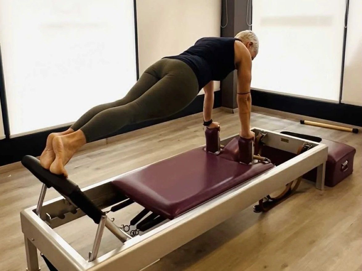 Classical Pilates apparatus in the studio