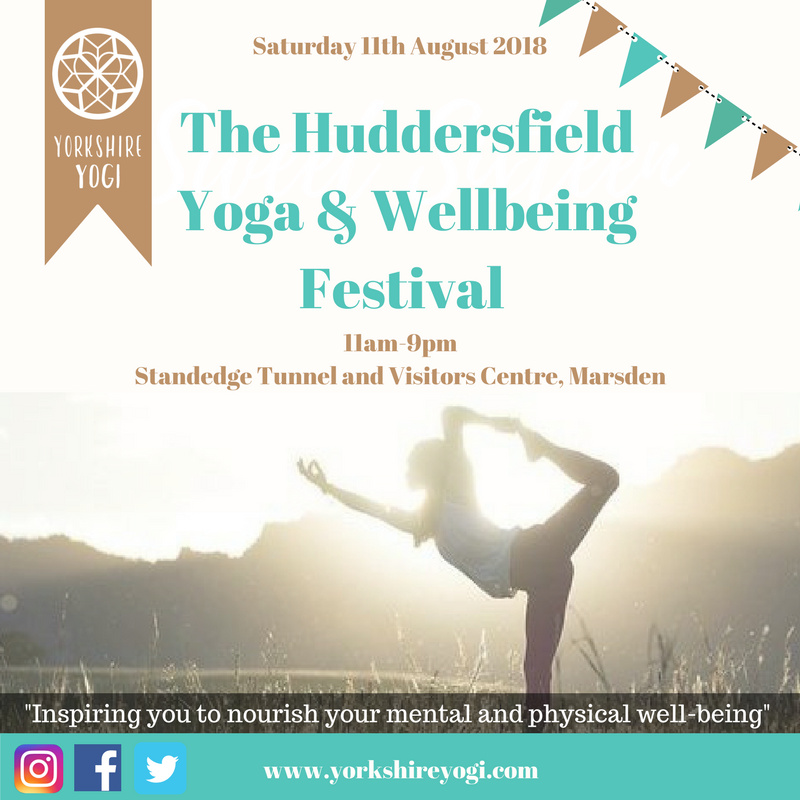 Huddersfield Yoga and Wellbeing Festival event graphic