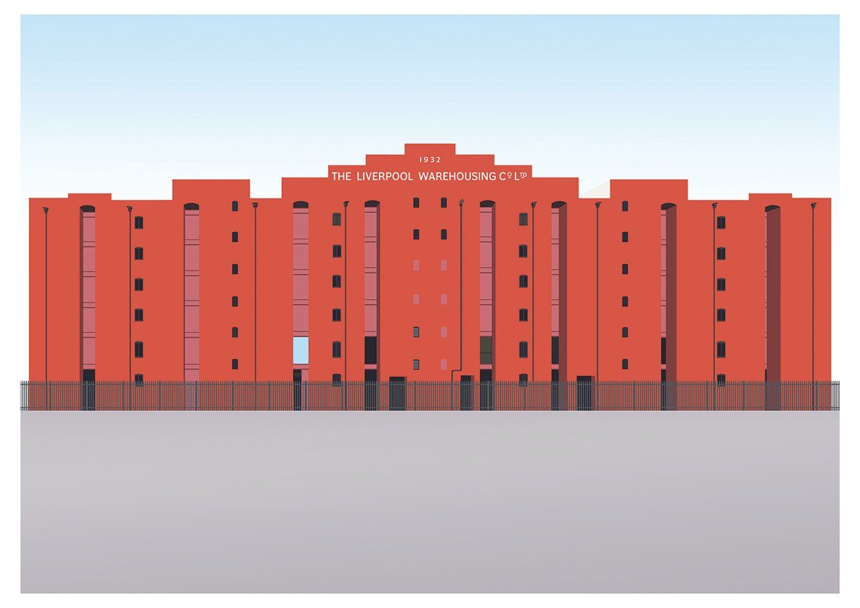 Victoria Warehouse art print